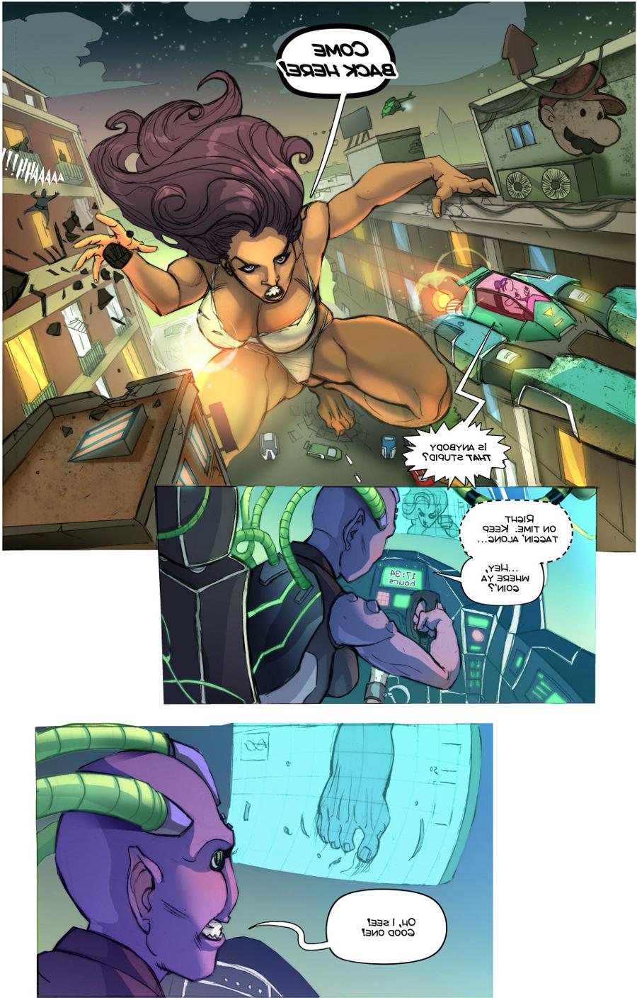 10P Giantess Apex Rush comics