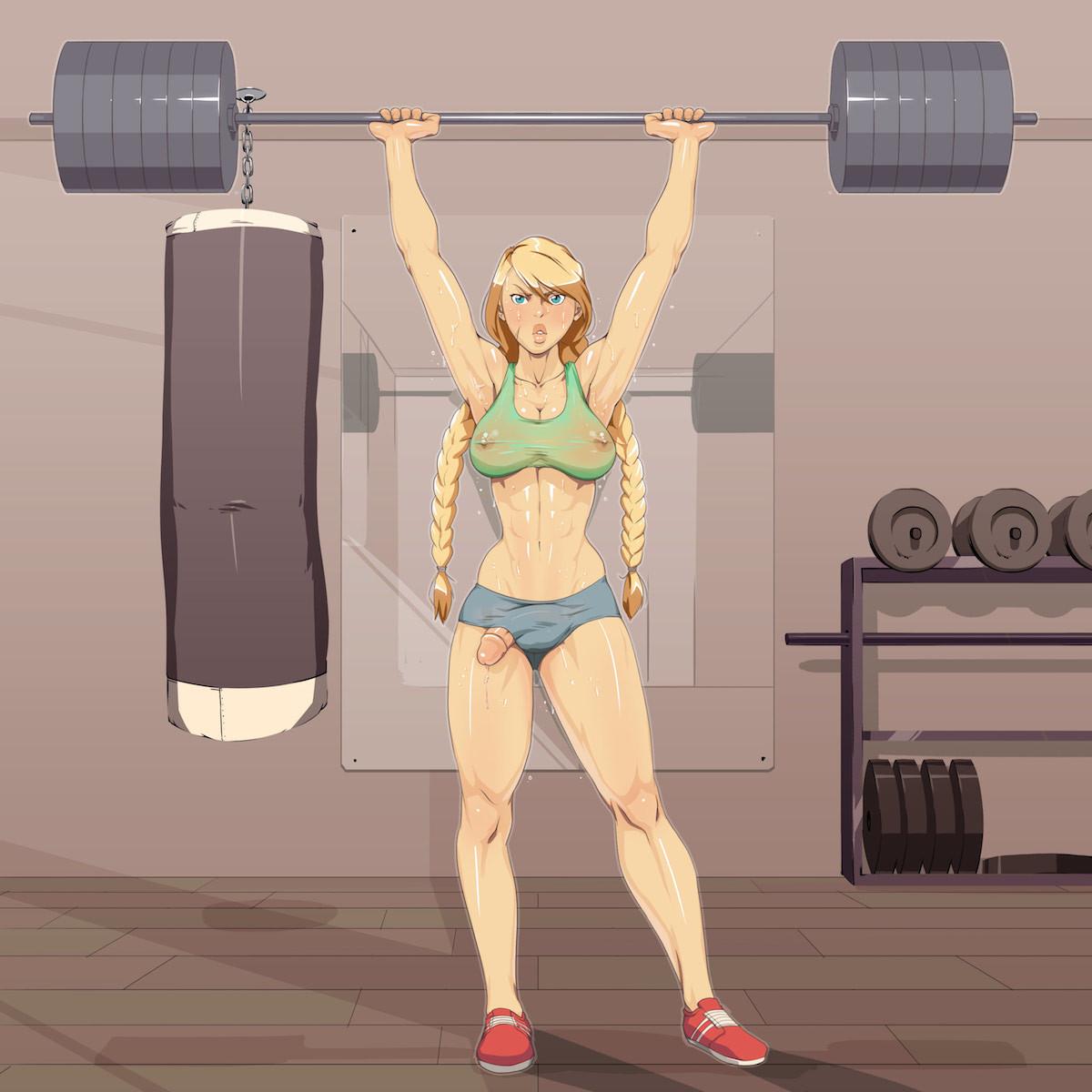 14P Workout dickgirls porn