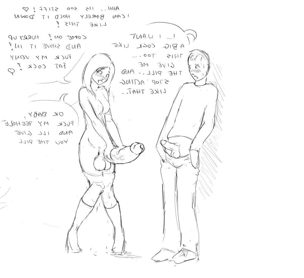 22P Futanari sissyfication
