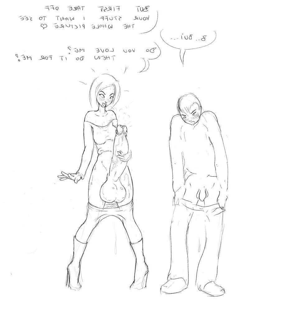 22P Futanari sissyfication