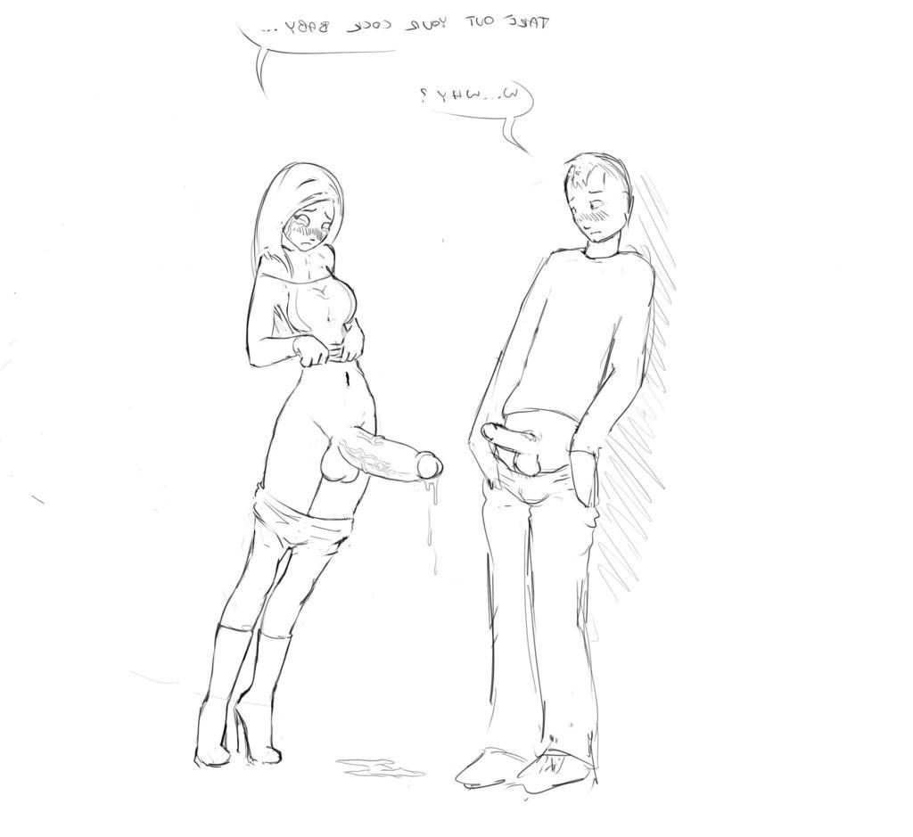 22P Futanari sissyfication