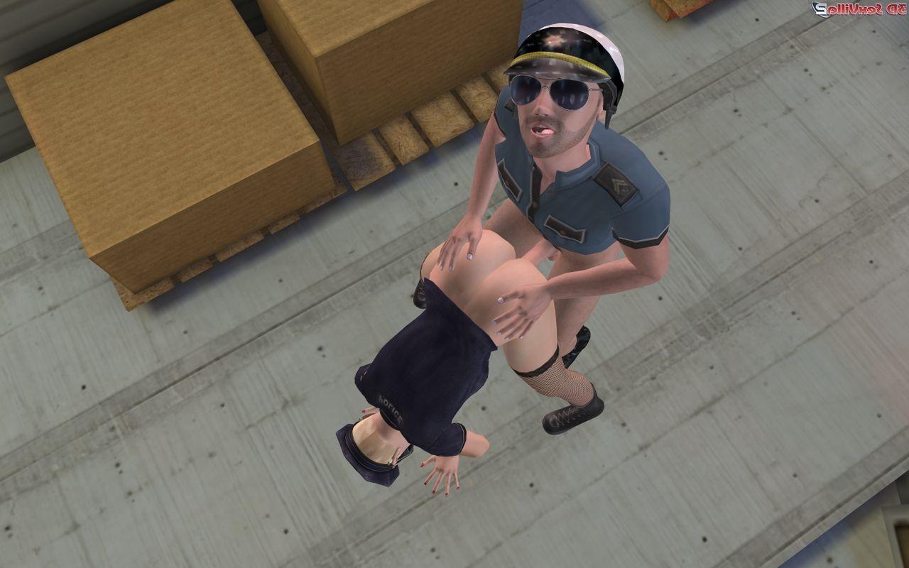 16P Horny cg cops shagging in a backalley