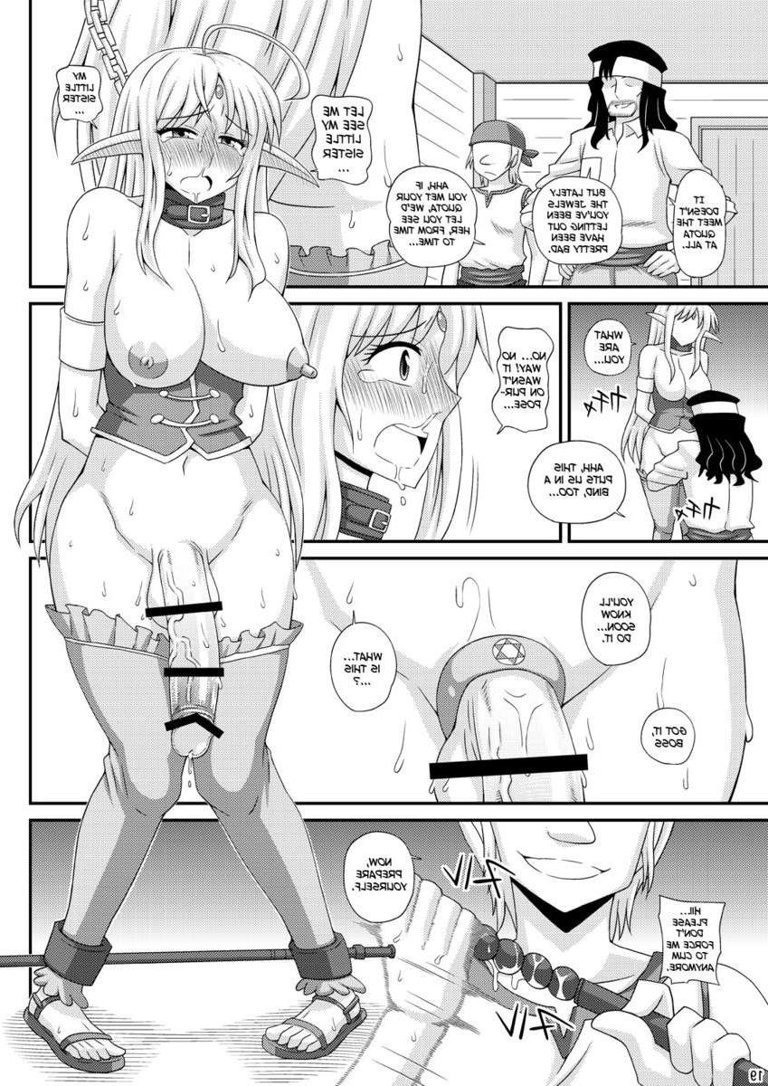22P Futanari forced to cum