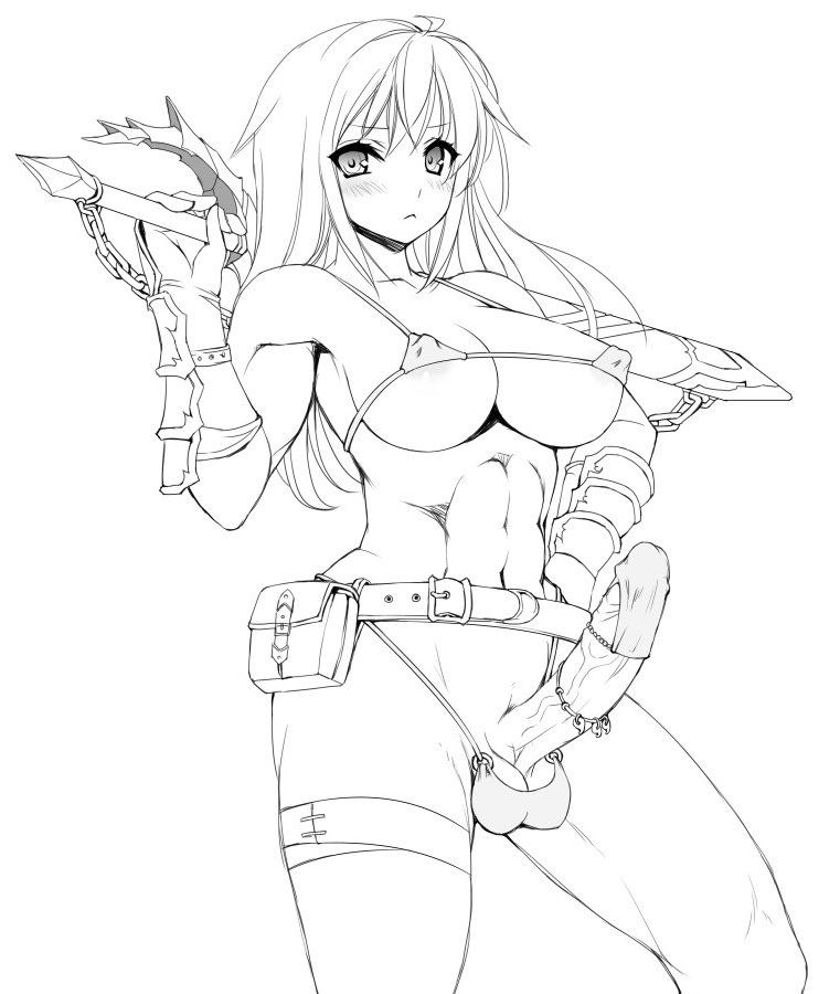14P Futanari cock sleeves
