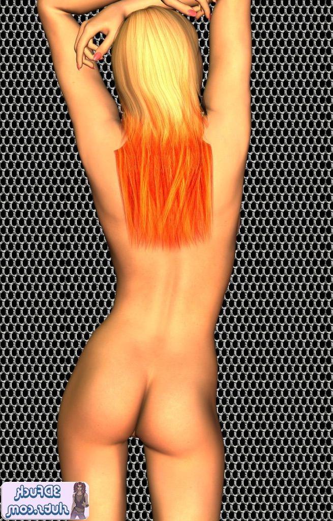 16P Toon girl naked poses