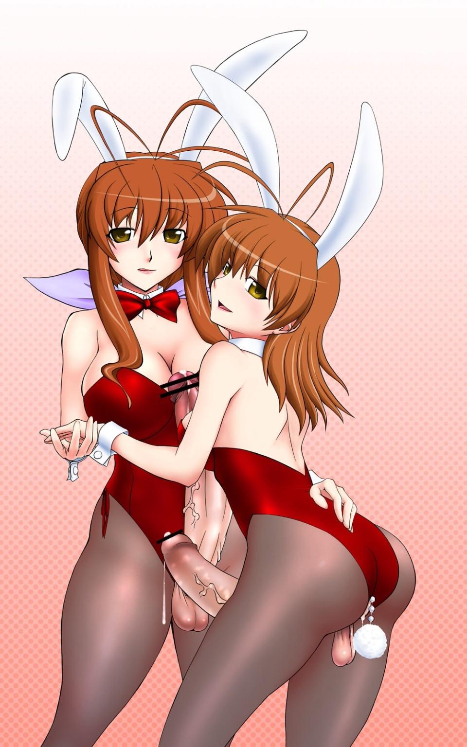 14P Futanari in pantyhose