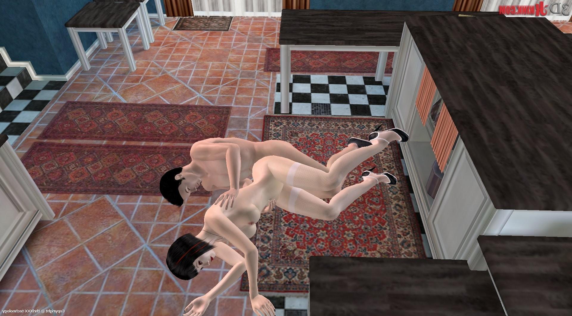 24P Hot BDSM sex action created in virtual fetish 3d sex game!