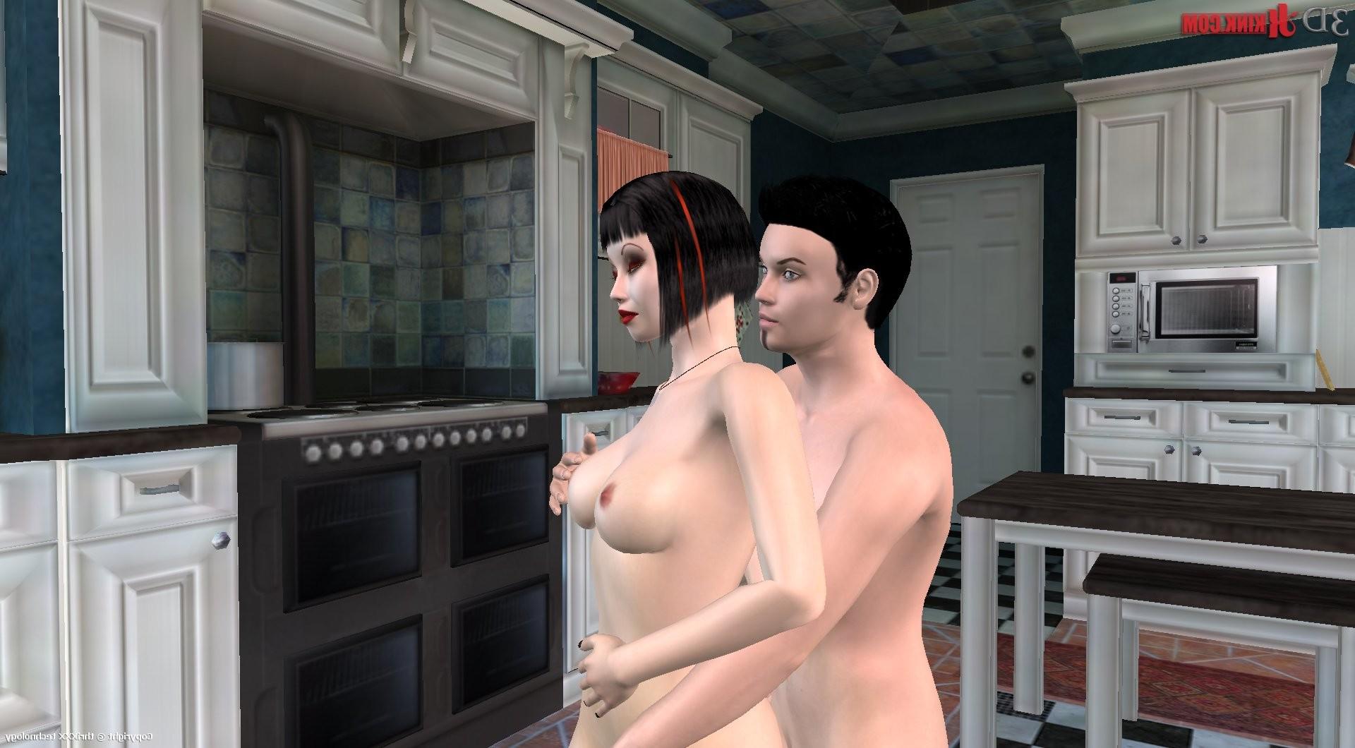 24P Hot BDSM sex action created in virtual fetish 3d sex game!
