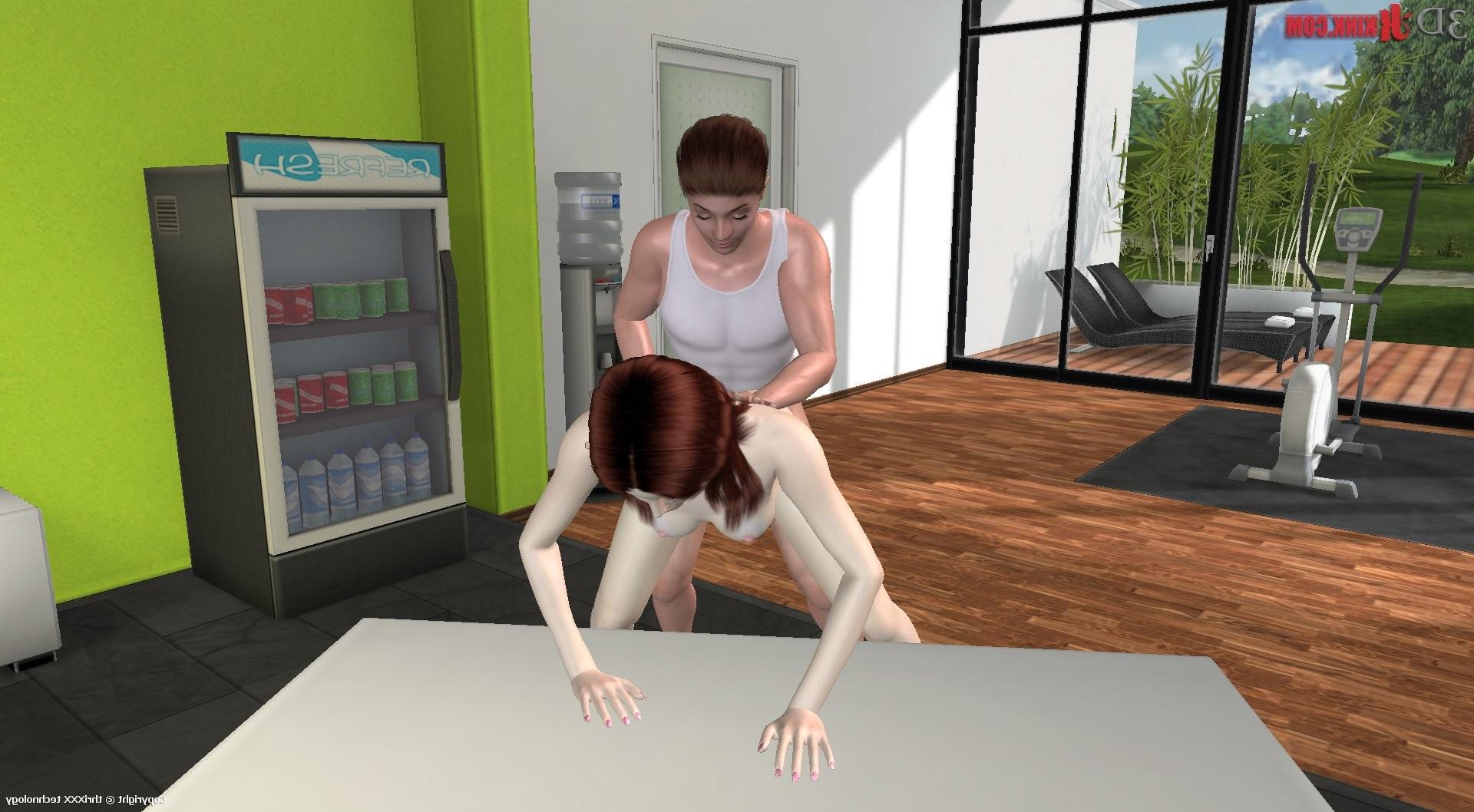 24P Hot BDSM sex action created in virtual fetish 3d sex game!