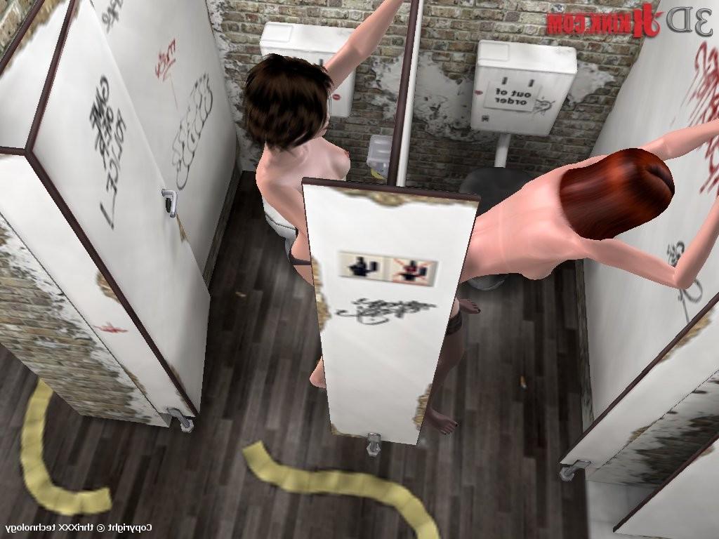 24P Bounded girl is whipped - scene created in 3D interactive game