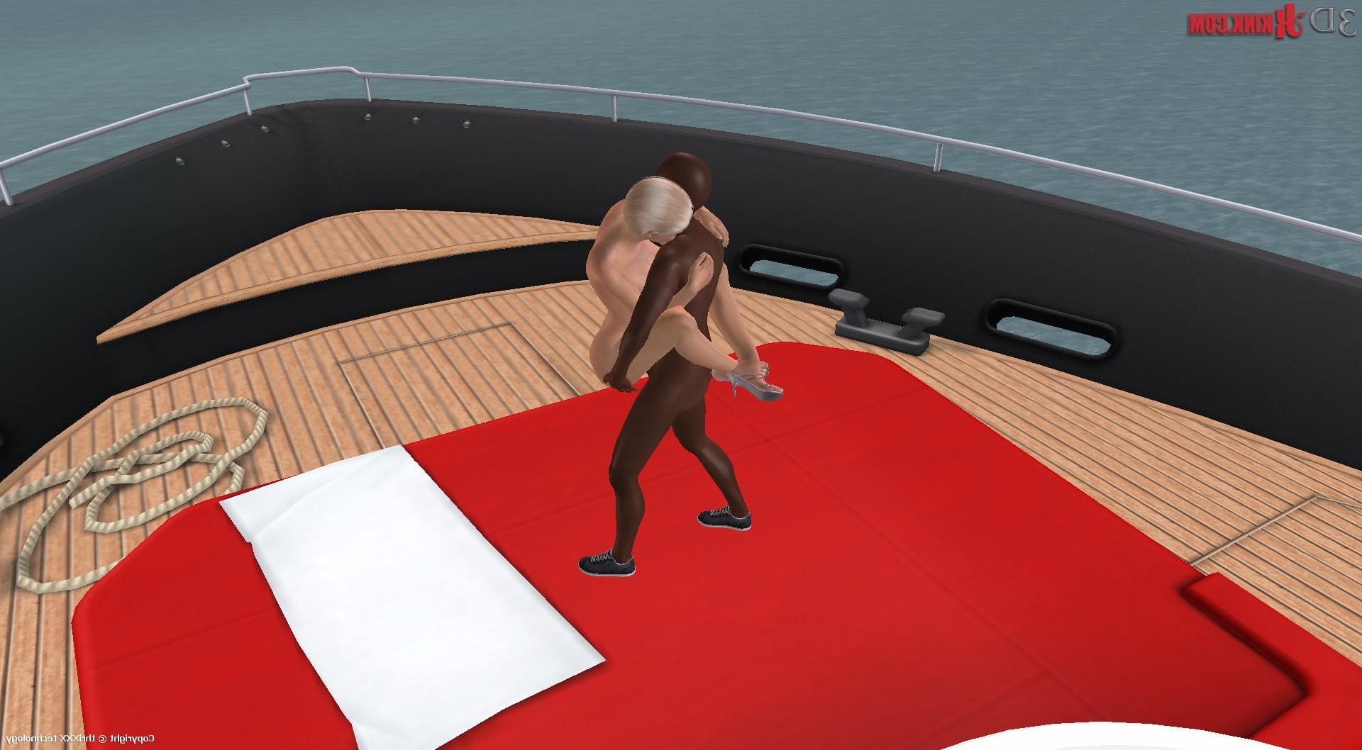 24P Outdoor interracial sex created in virtual fetish 3d sex game!