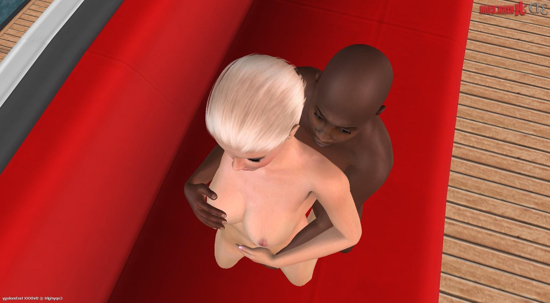 24P Outdoor interracial sex created in virtual fetish 3d sex game!