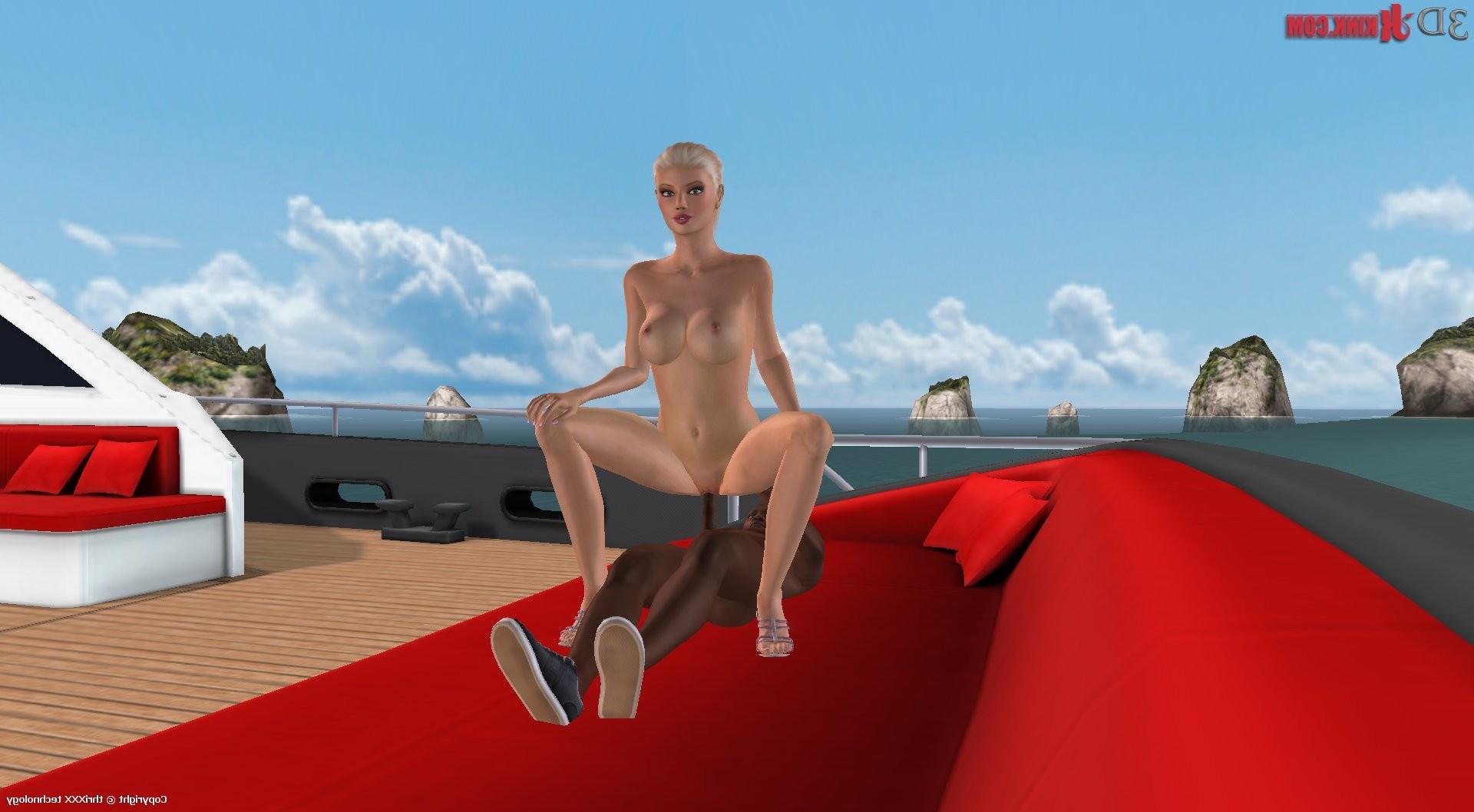 24P Outdoor interracial sex created in virtual fetish 3d sex game!