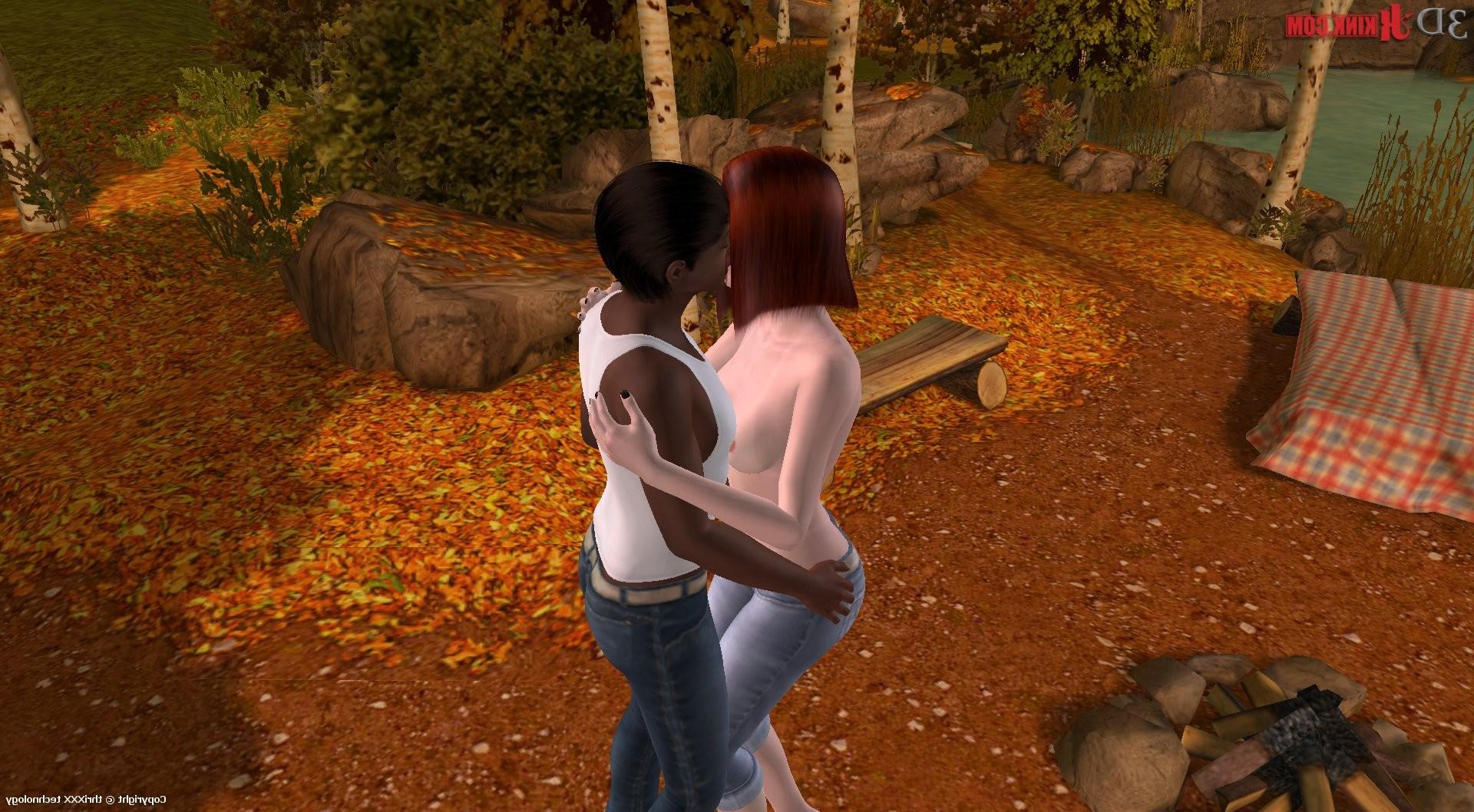 24P Interracial sex action created in virtual fetish 3d sex game!