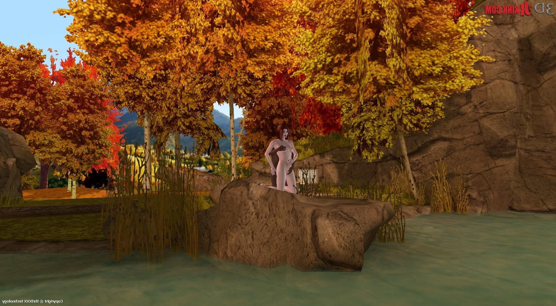24P Interracial sex action created in virtual fetish 3d sex game!