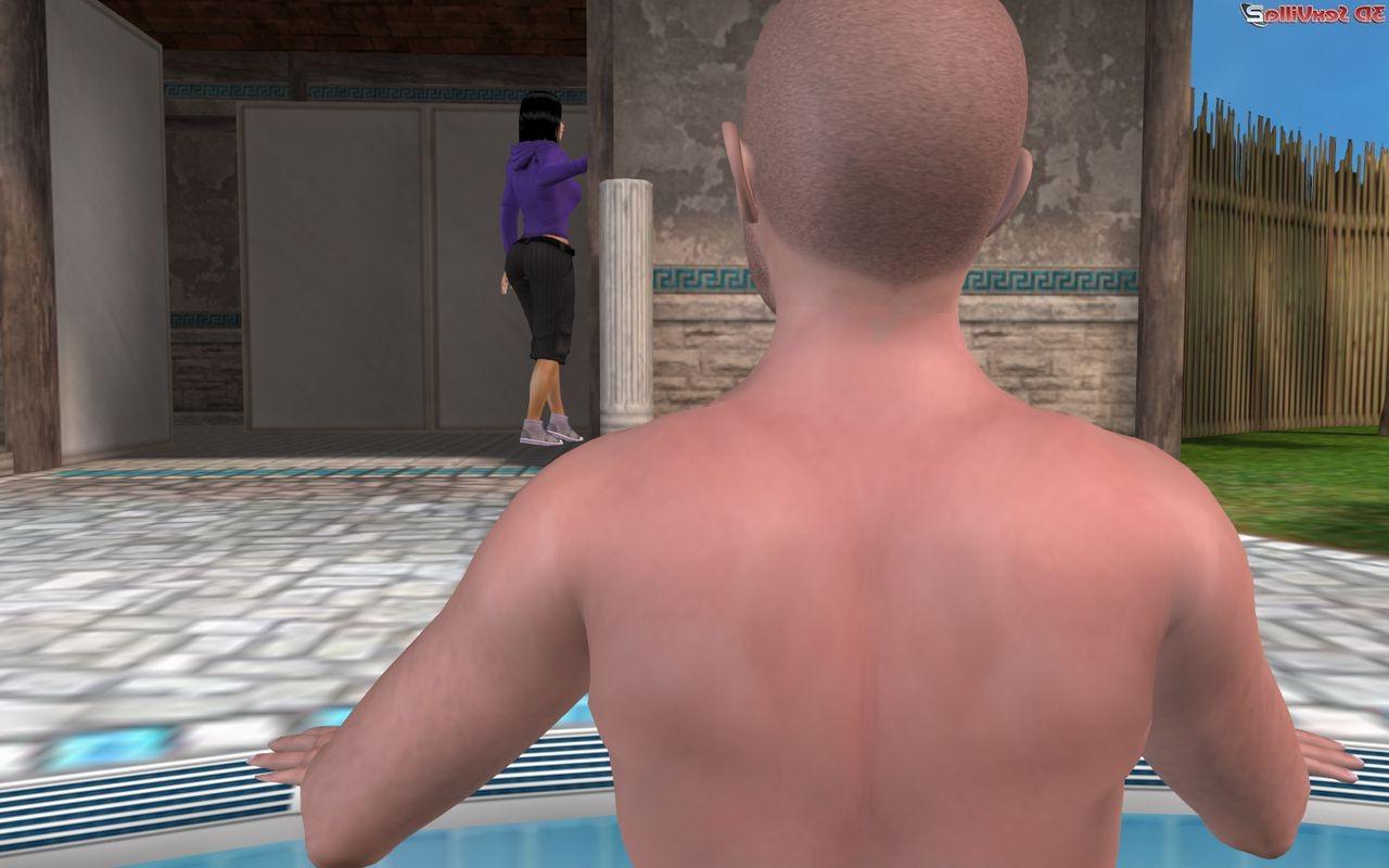 15P Peeping tom gets lucky with a cg babe