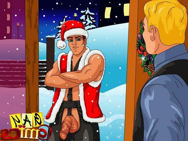 9P Gay Christmas comics Unholy offering for gay demons