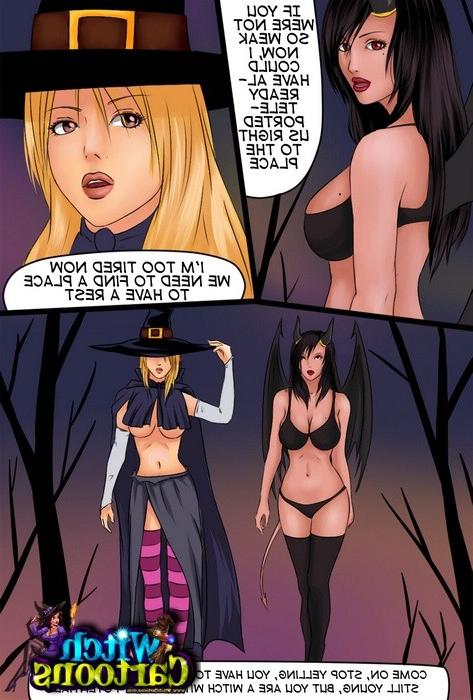 12P Lesbian adventures of super-sexy witches