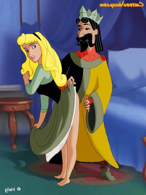 12P King Stefan fucks Aurora with his royal cock
