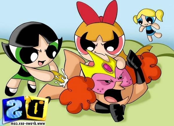 12P The Powerpuff Girls serving giant shlongs