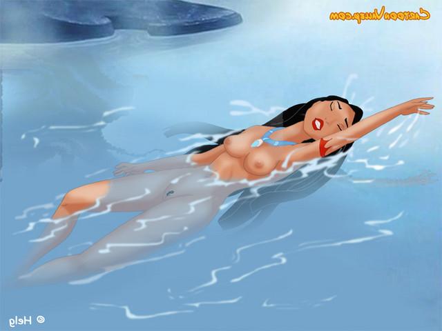 12P Pocahontas is so turned on she begins to masturbate and dreaming with lesbian or
