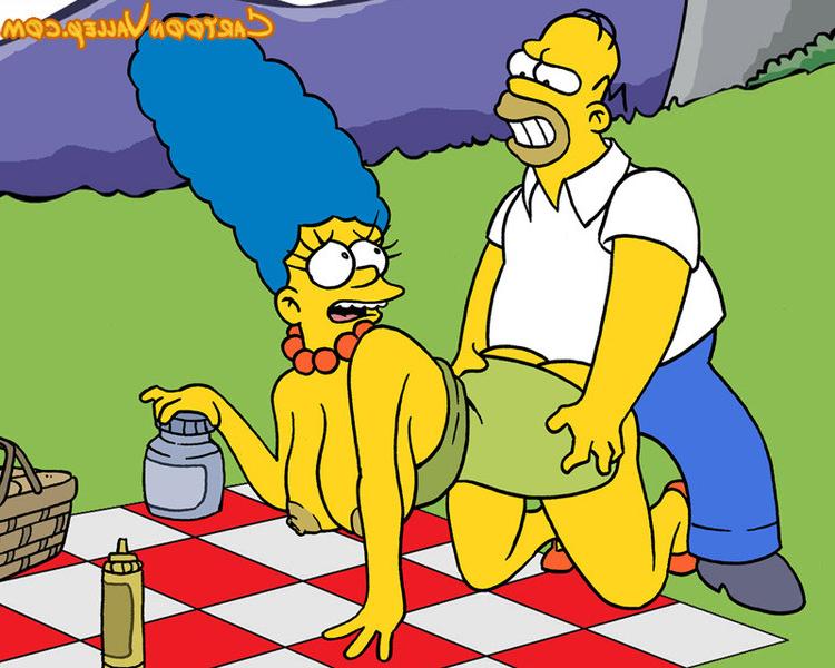 12P Marge surprises Homer at work with a food basket, inviting him to a naughty picn