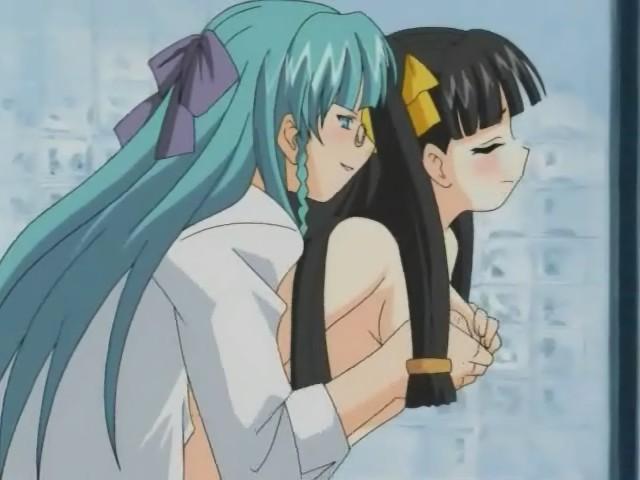12P Awesome hentai with lewd shemale diddling brunette