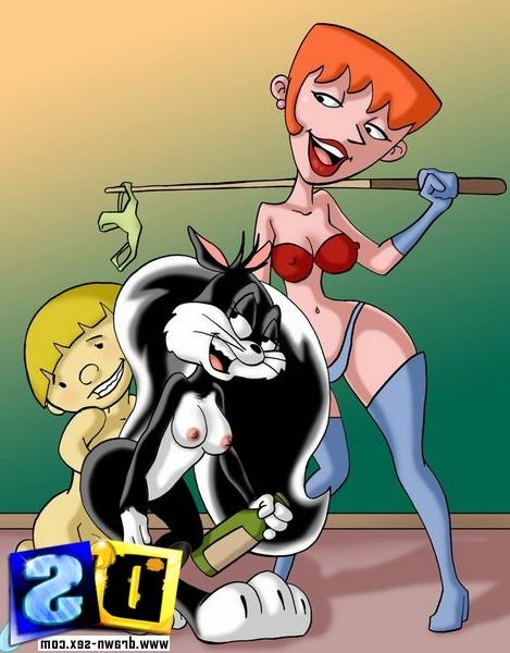 12P Famous toons in real crazy threesome orgies