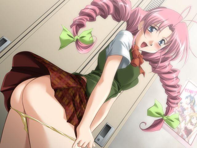 12P Hot photo session with hentai blonde getting packed at work