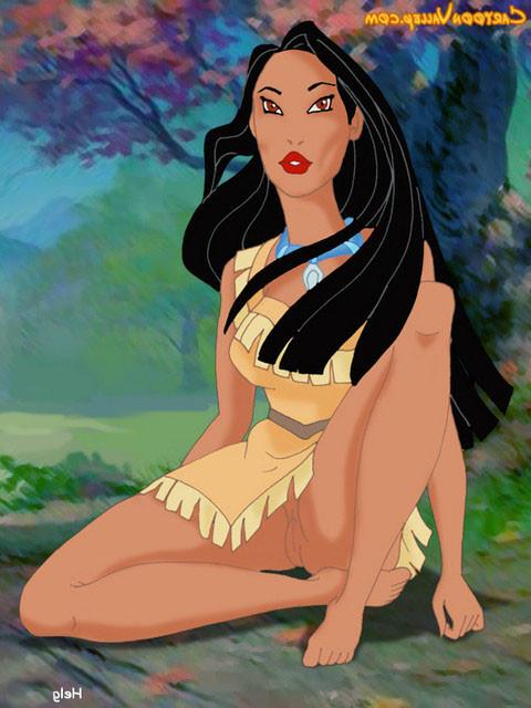 12P Pocahontas is so turned on she begins to masturbate and dreaming with lesbian or