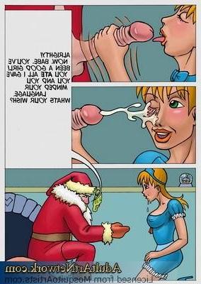 12P When Jenny saw Santa climbing down her chimney, she was surprised since she neve