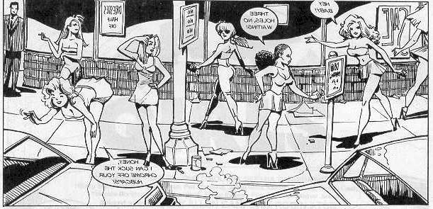 12P Street hookers were out doing their job one afternoon, looking for new clients t