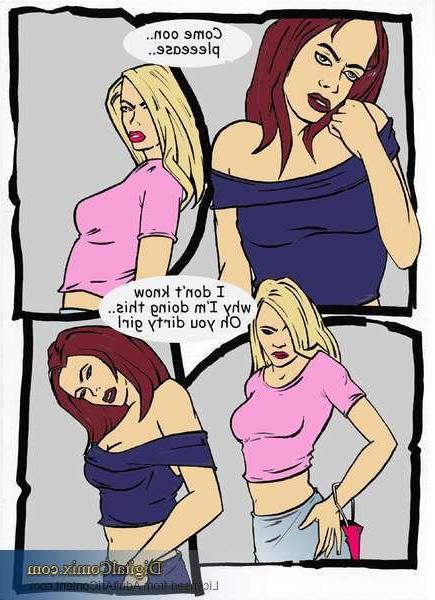 12P Two girl friends stood outside an elevator and arguing how the one friend is a s