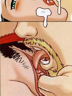 12P Sexy comics brunette dominates a well-hung dude