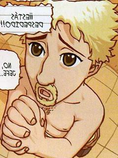 12P Sexy comics brunette dominates a well-hung dude