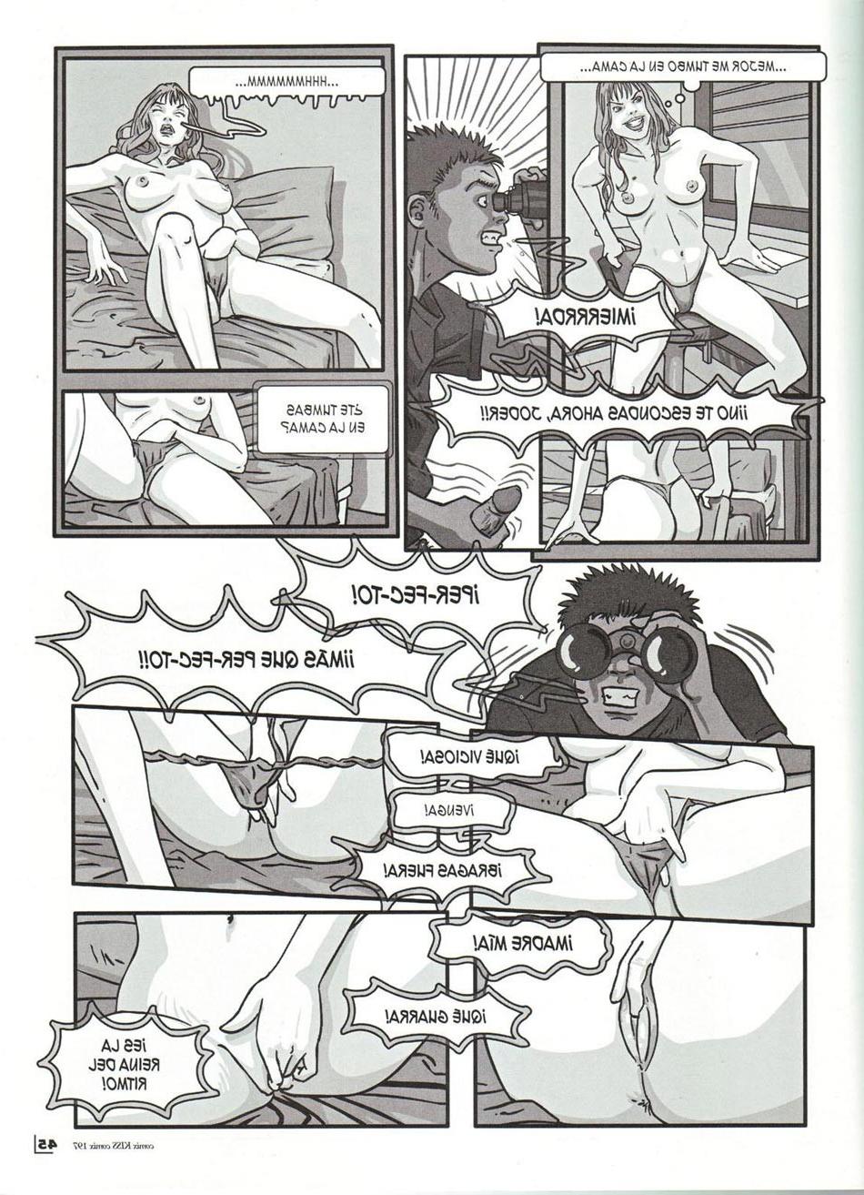 12P Playful comics lovers get their desires satisfied