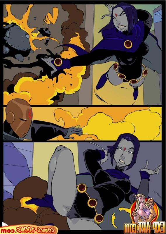 12P Raven Vs Slade in a Teen Titan Battle