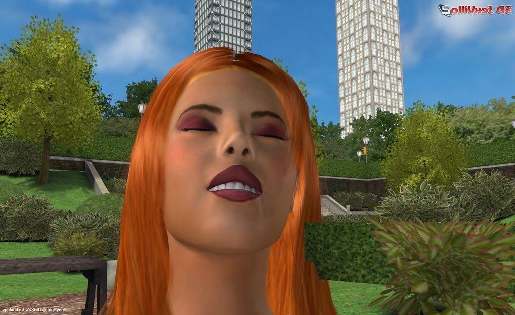 16P Normal day in a park for a busty 3d animated slut
