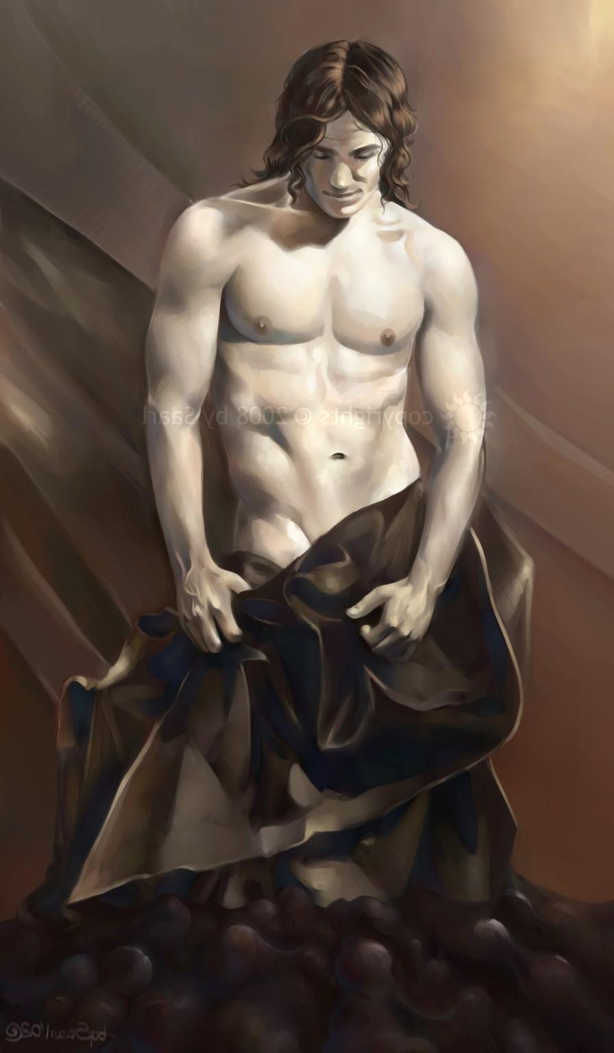 12P Sexy slim guys petting