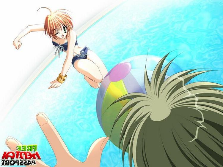 15P Hot redheaded hentai girl masturbating her wet pussy in the bath tube
