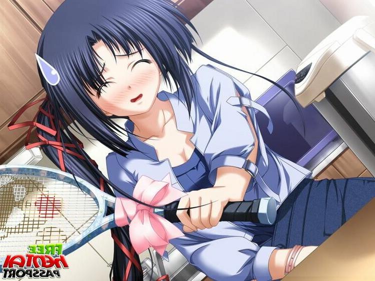 15P Petite hentai cutie touching her round breasts and wet cooshie with lust