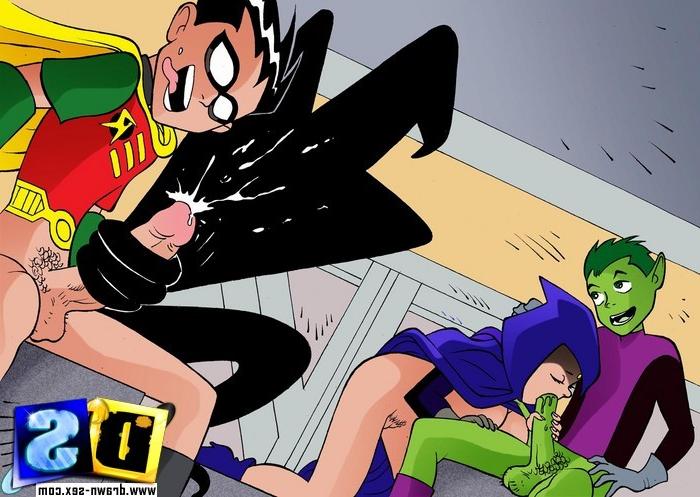 10P Team Galaxy hardcore - Teen Titans love sex