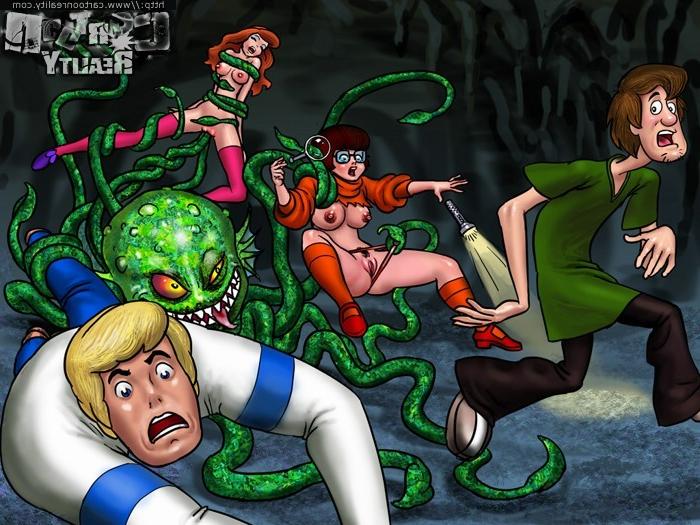 12P Flintstones group sex