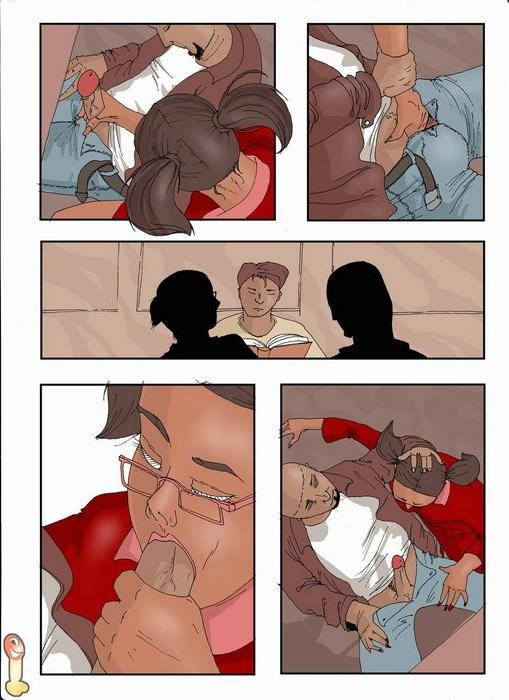 10P Nerdy chick gets shagged in library Wild group fucking at drun