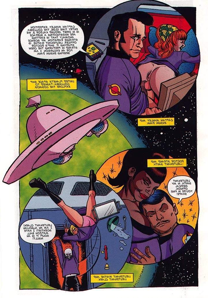 12P Comics of space expedition explore fucks anomalies