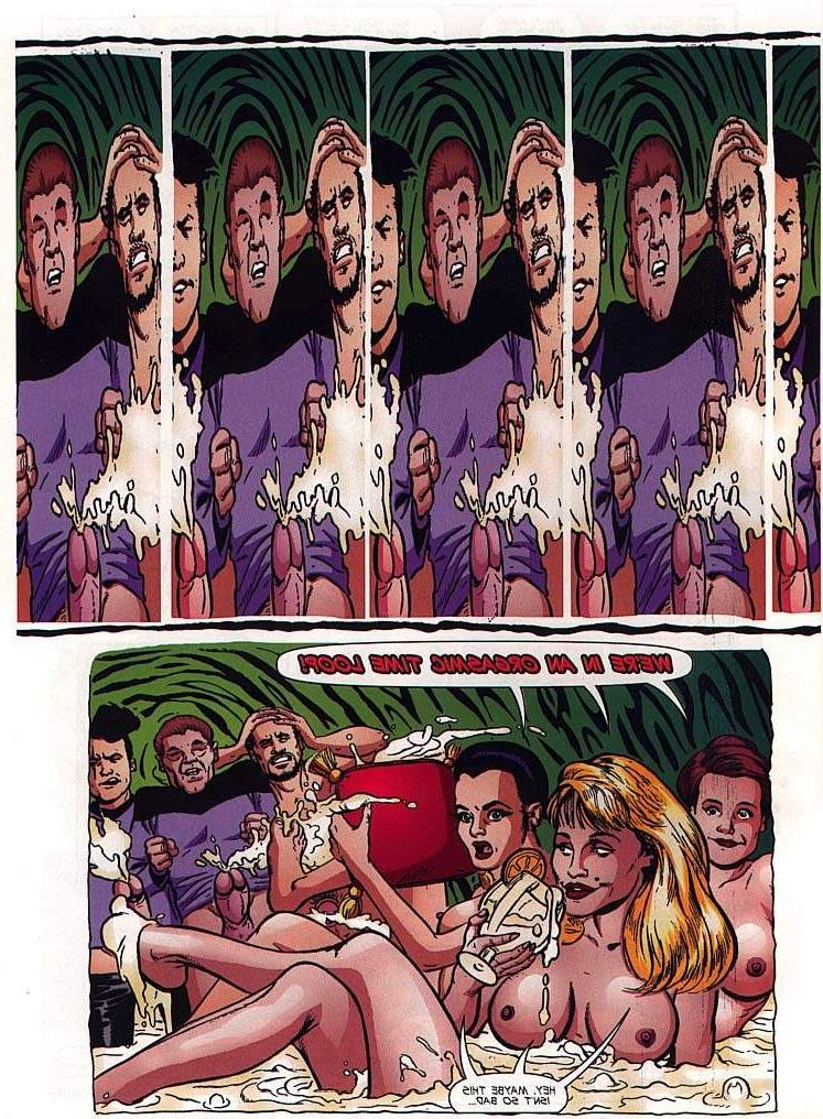 12P Comics of space expedition explore fucks anomalies