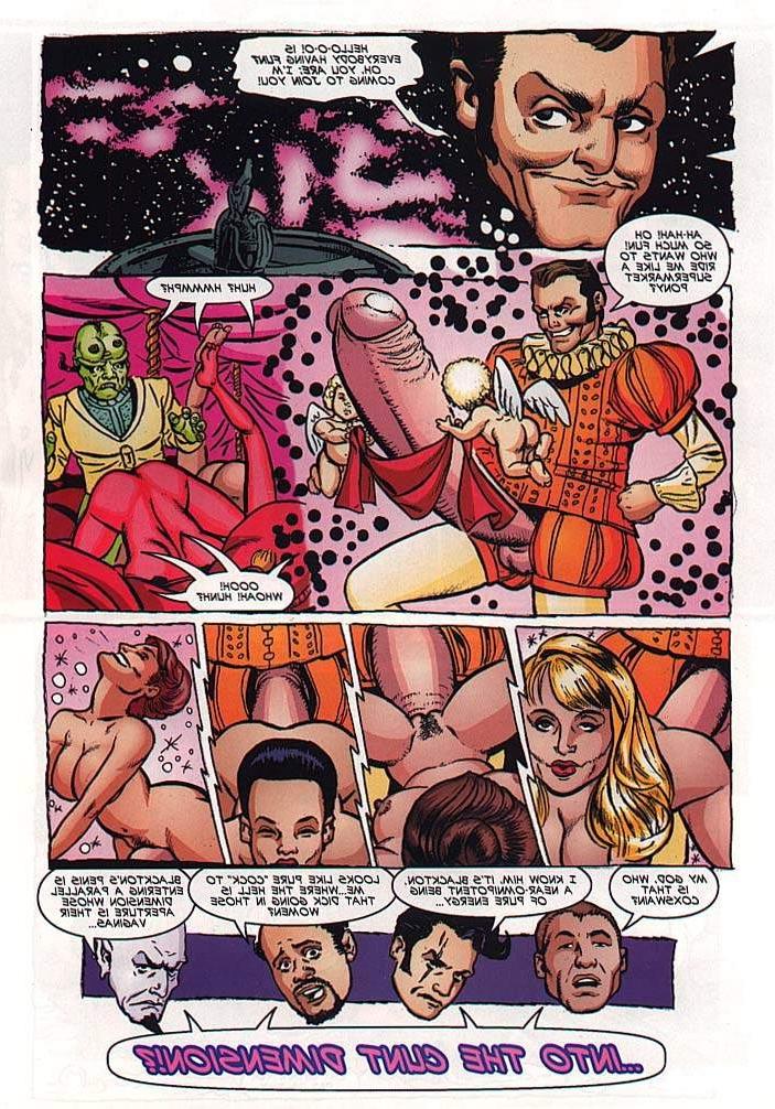 12P Comics of space expedition explore fucks anomalies
