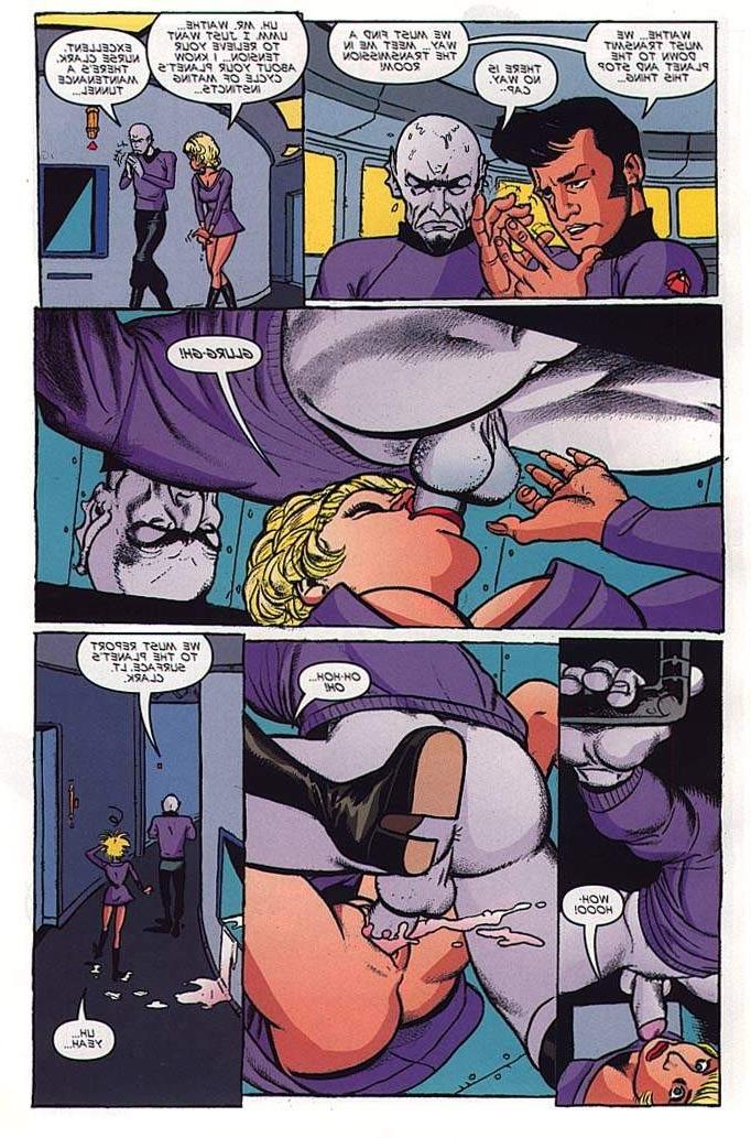 12P Comics of space expedition explore fucks anomalies