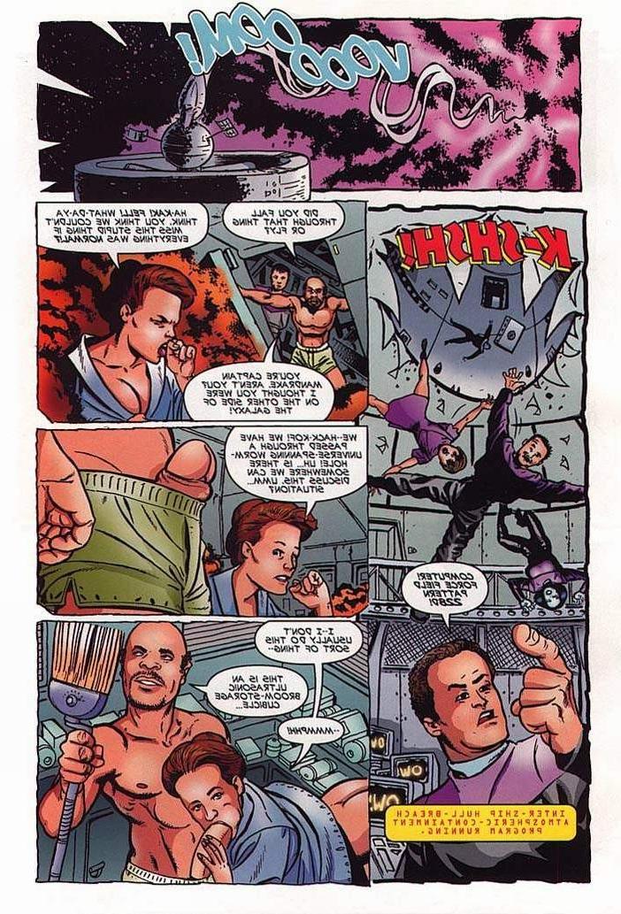 12P Comics of space expedition explore fucks anomalies