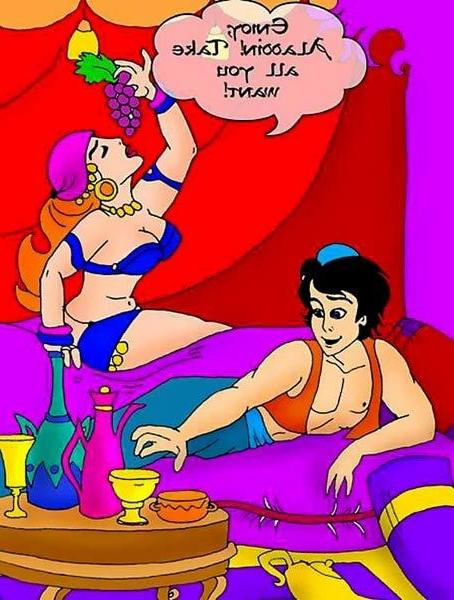 12P Virgin Jeannie strokes shy Aladdin untill gets banged